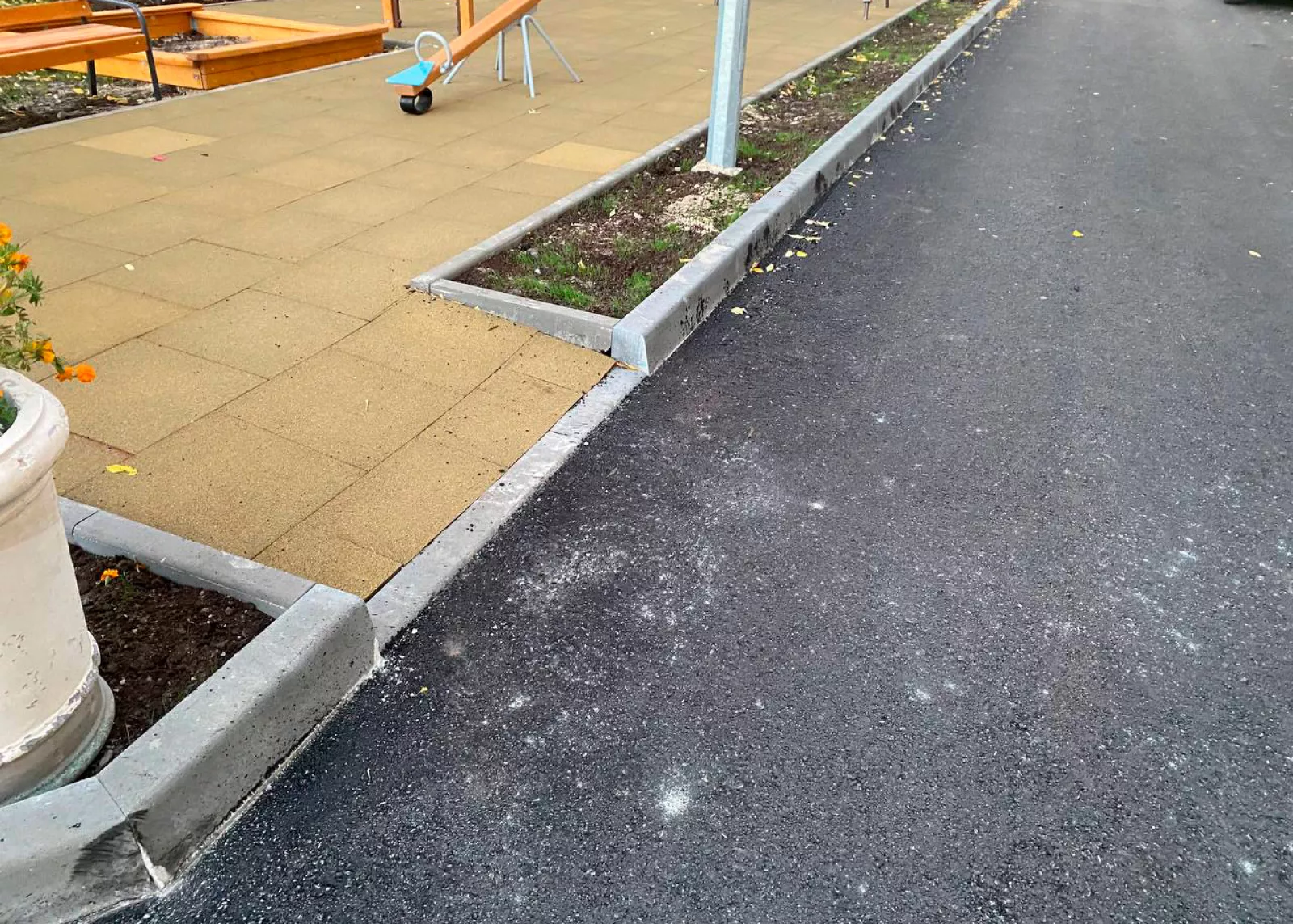 Подготовка основания под укладку тротуарной плитки и асфальта — фото 16